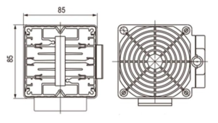 Нагреватель с вентилятором UNISPLIT 402S-150
