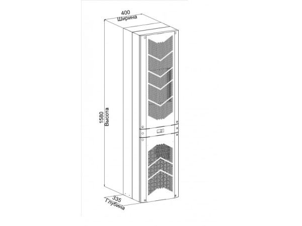 Кондиционер для шкафа настенный UNISPLIT MHW-320E(1)