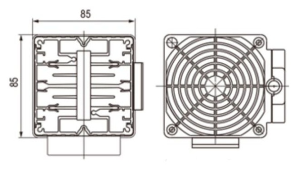 Нагреватель с вентилятором UNISPLIT 402S-400