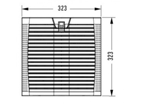 Фильтрующий вентилятор UNISPLIT FV3244BL (аналог Rittal SK 3244.108)