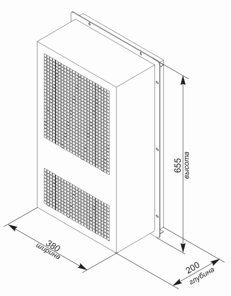 Кондиционер для уличного климатического шкафа UNISPLIT NS-800S(1)W